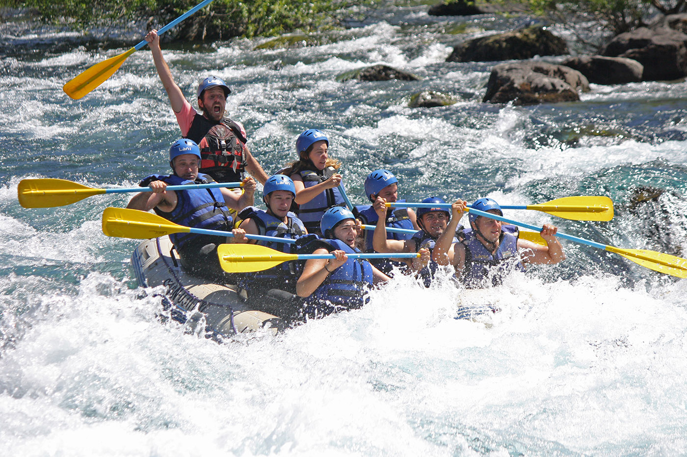 Rafting en Rio Aluminé