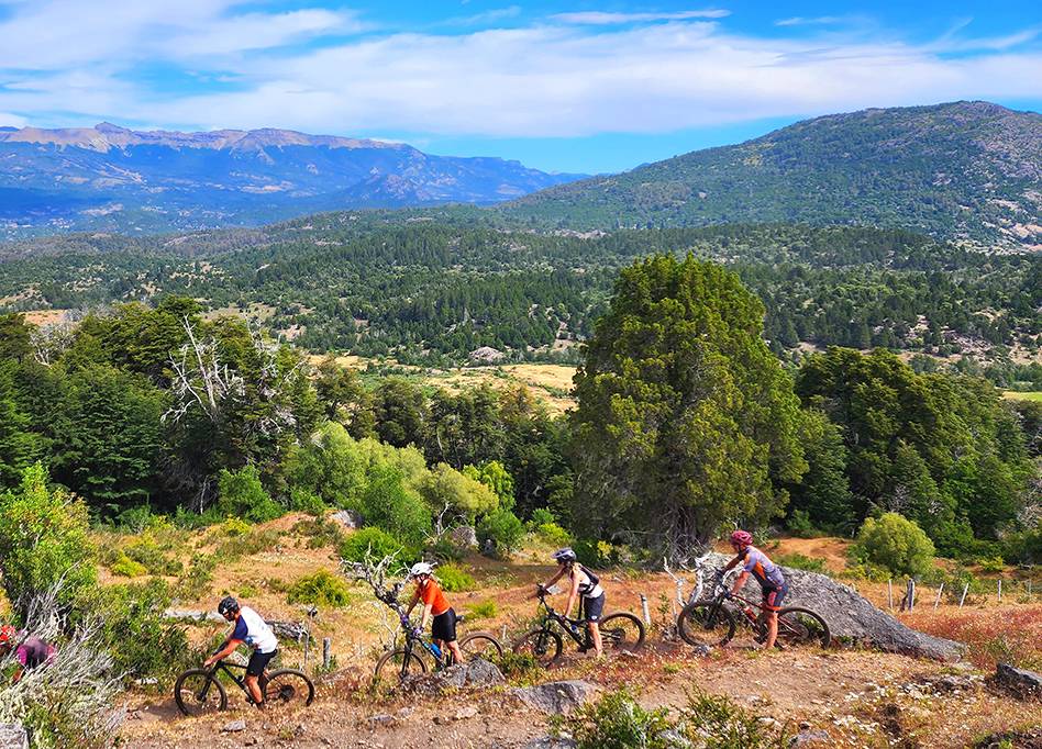 Mountain Bike en Laguna Rosales - Senderos de huella Andina