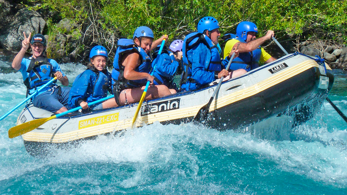 Rafting Lanin en río Chimehuin